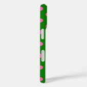 Roze op groene polka stippen patroonontwerp  Case-Mate iPhone case (Achterkant / Rechts)