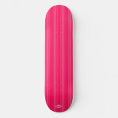 Roze op het Roze Stripe HAMbWG-skateboard Persoonlijk Skateboard (Voorkant)