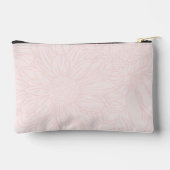 Roze op lichtroze chrysanten met naam etui (Achterkant)