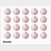 Roze op maat gemaakte stickers productlabels (Vel)