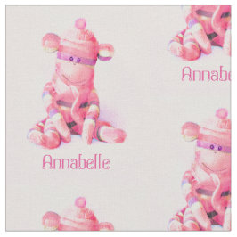 Roze, op maat gesneden aap stof