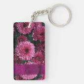 Roze, op maat gesneden moeder sleutelhanger (achterkant)