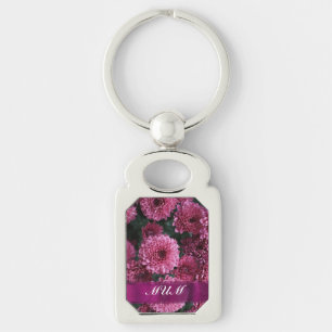 Roze, op maat gesneden moeder sleutelhanger