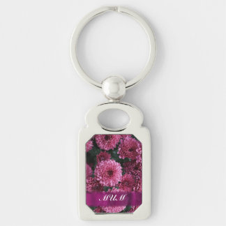 Roze, op maat gesneden moeder sleutelhanger