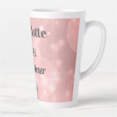 Roze, op maat gesneden Reiki Practitioner Latte Mok (Rechts)