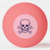 Roze op roze 1 ster pingpongbal (Voorkant)