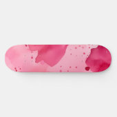 Roze op Roze Abstract Persoonlijk Skateboard (Horizontaal)