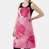 Roze op Roze Abstract Schort (Insitu)