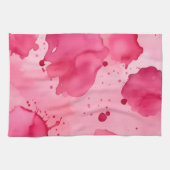 Roze op Roze Abstract Theedoek (Horizontaal)