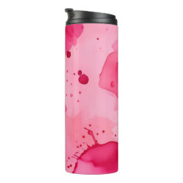 Roze op Roze Abstract Thermosbeker