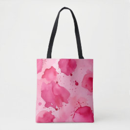 Roze op Roze Abstract Tote Bag