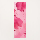 Roze op Roze Abstract Yogamat (Voorkant)