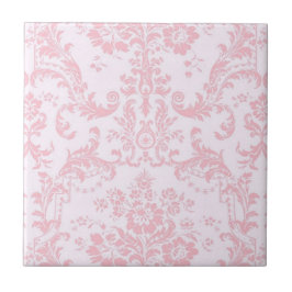 Roze op Roze Fancy Elegant Keramische Tegel Tegeltje