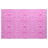 Roze op roze luipaardprint stof (Fat Quarter)