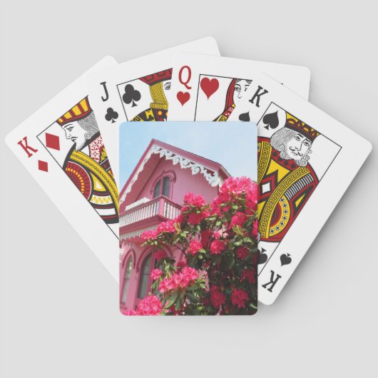 Roze op Roze - Martha's Vineyard Pokerkaarten (Achterkant)