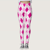Roze op roze stijl leggings (Voorkant)