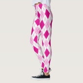 Roze op roze stijl leggings (Links)