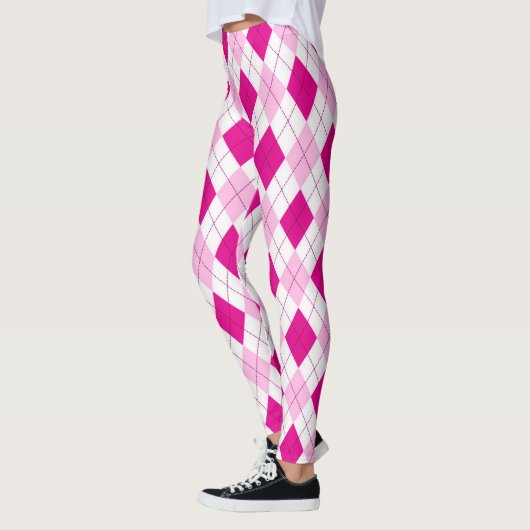 Roze op roze stijl leggings (Links)