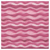 Roze op Roze Waterverf Wavy Lines Stof (Swatch)