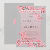 Roze op uitnodiging voor het winnen van een gouden (Voorkant / Achterkant)