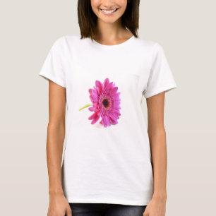 roze op wit t-shirt