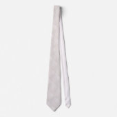Roze op witte decoratieve kant stropdas (Voorkant)