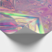 Roze Opal glanzende textuur Cadeaupapier (Hoek)