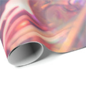 Roze Opal glanzende textuur Cadeaupapier (Rol Hoek)