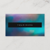 Roze Opal Ocean Blue Paars Black Makeup Stylist Visitekaartje (Voorkant)