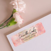  Roze Opal Stone Return Address Label