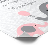 Roze openbaring Schrijfadres Jouw naam Envelope Poster (Hoek)