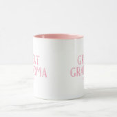 Roze Opgestichte Overoma Jaar Mok (Midden)