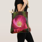 Roze oppy in de Sunshine Foto Tote Bag (Dichtbij)