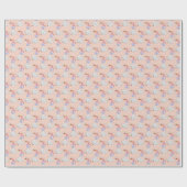 Roze opslag cadeaupapier (Vlak)
