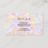 roze optische textuurkaart visitekaartje (Achterkant)