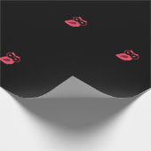 Roze opvulpapier cadeaupapier (Hoek)