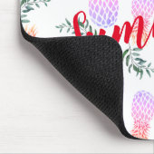 ROZE & ORANJE ANANAS HAPPY SUMMER MUISMAT (Hoek)