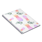 ROZE & ORANJE ANANAS NOTITIEBOEK (Rechterzijde)