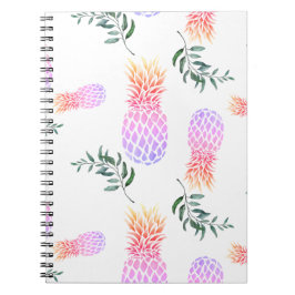 ROZE & ORANJE ANANAS NOTITIEBOEK