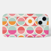 Roze Oranje Blauw Geometrisch Patroon Case-Mate iPhone Case (Achterkant (horizontaal))