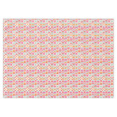 Roze Oranje Blauw Geometrisch Patroon Tafelkleed (Voorkant (Horizontaal))