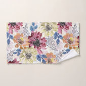  roze oranje chrysanthemum bad handdoek (Handdoek)