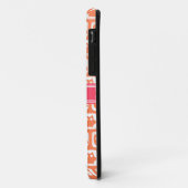 Roze Oranje eigenaren van de Aangepaste Naam Case-Mate iPhone Case (Achterkant/links)
