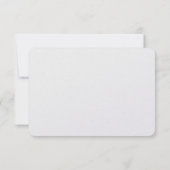 Roze, Oranje en Faux Metallic Gold Stripe Hartelij Bedankkaart (Achterkant)