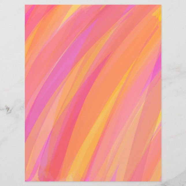 Roze, Oranje en geel schroefpapier (Voorkant)