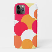 Roze, Oranje en gele pokadots Case-Mate iPhone Case (Achterkant)