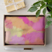 Roze, Oranje en gele Waterverven Tissuepapier (Geschenk)