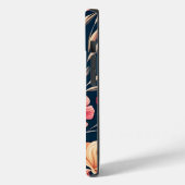  roze, Oranje en rood ventilatorpatroon Case-Mate iPhone Case (Achterkant / Links)
