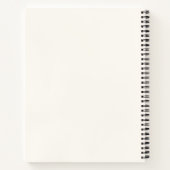 Roze, Oranje en witte rozen Floral Bouquet Notitieboek (Achterkant)