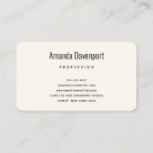 Roze, Oranje en witte rozen Floral Bouquet Visitekaartje (Achterkant)